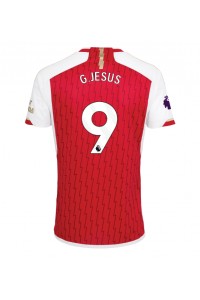 Fotbalové Dres Arsenal Gabriel Jesus #9 Domácí Oblečení 2023-24 Krátký Rukáv